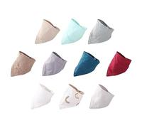 Baby Bibs for Boy Girl Bandana Bibs 10 Pack for Unisex Newborn Toddler Soft Absorbent Bib for Drooling Teething Soft Bibs Girls (Green, One Size)