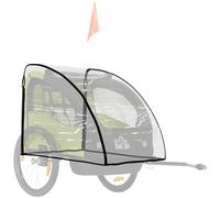 Baby Bike Trailer Cover Clear Plastic 61x76x61cm Waterproof Foldable QuickStore