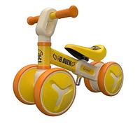 Baby Bikes for 1 Year Old Boys Girls 18-36 Months Toddler First Bicycle Infant Walker No Pedal 4 Wheels 1st Birthday Gift with Adjustable Seat