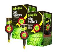 Baby Bio 2 Pack Feeders: 8 x 40ml Liquid Food Packs - Lasts Up to 1 Month Each (Easy Feed Drip System for Plants)