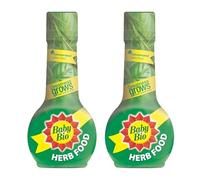 Baby Bio Herb Food, Balanced Formula, Essential Nutrients, 3 Step Care, Promotes Strong Growth, Elevate Flavour & Aroma, Ideal for Indoor and Garden Use, Pack of 2