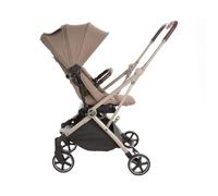 Baby Birds Owl 360° Pushchair, Rotating Seat, Parent Facing Pram, One-Hand Self-Standing Compact Fold, Newborn to 22kg, Raincover and Travel Bag Included