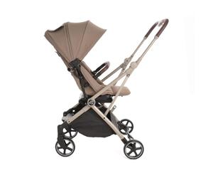Baby Birds Owl 360° Pushchair, Rotating Seat, Parent Facing Pram, One-Hand Self-Standing Compact Fold, Newborn to 22kg, Raincover and Travel Bag Included