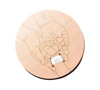 Baby Birth Wooden Board Hospital Holder Engraved Detail for Newborns Photography Family Shower Gift Wooden Baby Birth