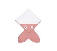 Baby Bites Original - Shark tail towel - Pink
