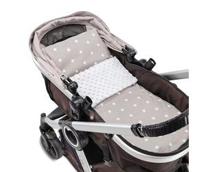 Baby blanket cuddle blanket Winter plush fabric 75x60 cm + pillow 35x30 cm - children's blanket stroller blanket baby blankets stroller blanket and starter set for newborns and children Oeko-Tex