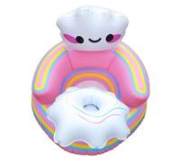 Baby Blow Up Chair,Sit and Play Baby Sofa - Toddler Floor Seat with Activity Tray, for Sensory Development Toy, Children Inflatable Playing Cushion