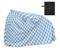 Baby Blue Chessboard Bike Cover Outdoor Waterproof Outdoor Exercise Bike Cover Bikes Accessories