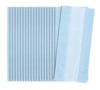 Baby Blue Large Cellophane Bags (27cm x 12cm) 30 Count - Vibrant and Durable Packaging for Gifts and Treats