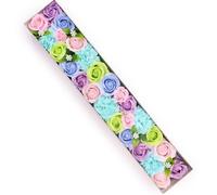 Baby Blue Soap Flower Gift Box - Long Baby Blessings Celebration