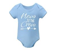 Baby Bodysuit 0-3 Months Auntie's Favorite - Soft Cotton Romper for Newborn Boy Girl, Gender Neutral Gift Outfit Sky Blue-style 18months