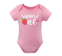 Baby Bodysuit 0-3 Months Cute Auntie Design - 100% Cotton Unisex Romper for Newborn Boy Girl, Soft Infant Outfit Pink-style 18months