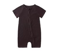 Baby Bodysuit for Boys and Girls Newborn Infant Toddlers Onesies Cartoon Clothes Outfit Summer Grows Jumpsuit Cute Set Brown