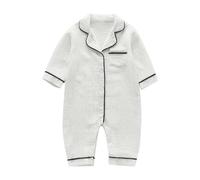 Baby Bodysuit for Boys and Girls Newborn Long/Short Sleeve Letter Print Cotton Rompers Comfortable Cute Onesies Outfit Summer Clothes Set White
