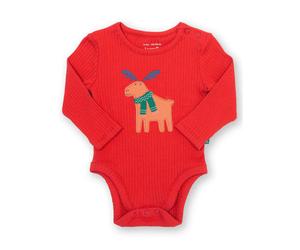 Baby bodysuit Kite Moose Rouge 3/6 mois