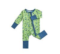 Baby Bodysuit Ribbed Cotton One Piece Outfit Boy Girl Clothes Cartoon Girls Boys Comfortable and Cute Onesies Grows Outfits Romper Set Toddler Kids Green