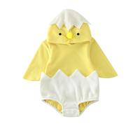 Baby Bodysuit Unisex Newborn Onesie Romper Infant Toddlers Onesies Cute Jumpsuit Girl Boy Crew Outfit to 24 Months Bodysuits Set Yellow