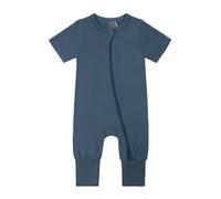 Baby Bodysuits Bodysuit for Boys and Girls Newborn Long/Short Sleeve Letter Print Cotton Rompers Toddler 1st Birthday Outfit Grows Outfits Romper Set Clothes Dark Blue