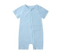 Baby Bodysuits Cute Grow for Girl or Boy Infant Toddlers Bodysuit Onesies Onesie Comfortable Button and Outfits Clothing Set Blue