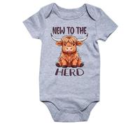 Baby Bodysuits Newborn Short Sleeve Letter Print Romper Infant Wear Soft Cute Boys Girls Bodysuit Casual Cotton Onesies Sleepsuits Newborn Grows(Grey, 18-24 Months)
