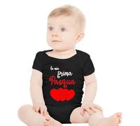Baby Bodysuits Newborn Short Sleeve Letter Print Romper Soft Infant Clothes Cute Boys Girls Bodysuit Casual Cotton Onesies Sleepsuits(Black, 3-6 Months)