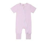 Baby Bodysuits Ribbed Cotton One Piece Outfit Boy Girl Clothes Onesie Bodysuit Newborn Crew to 24 Months Cute Set Light Purple