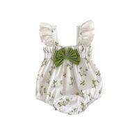 Baby Bodysuits Ribbed Cotton One Piece Outfit Infant Toddlers Bodysuit Onesies Cute Jumpsuit Newborn Comfortable and Set Green
