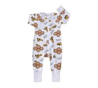 Baby Bodysuits Ribbed Cotton One Piece Outfit Infant Toddlers Bodysuit Onesies Rompers Newborn Girl Boy Crew Sibling Matching Outfits First Birthday Romper White