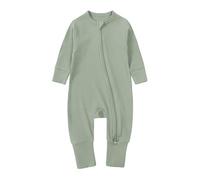 Baby Bodysuits Toddler Boy Girl Summer Top Long/Short Sleeve Letter Print Cartoon Girls Boys Clothes Newborn to 24 Months Crew Outfit Cute Set Light Green