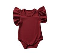 Baby Bodysuits Unisex Sleepsuits Infant Toddlers Bodysuit Onesies Onesie Comfortable and Cute Outfit Summer Clothes First Birthday Romper Red