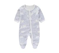 Baby Bodysuits Unisex Sleepsuits Print Long/Short Sleeve One-Pieces Cotton Rompers Outfit Summer Clothes Comfortable and Cute Onesies Idea for Dad or Grandparents Light Blue