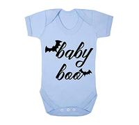 Baby Boo Bats Halloween Baby Grow Vest, 0-3 Months, Pastel Blue