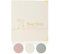 Baby Book Keepsake Boy or Girl Timeless Baby Memory Book First 5 Years for Baby Shower Gender Neutral Baby Scrapbook New Mom Gift Baby Journal from Birth to Age 5 Milestsone Book Beige