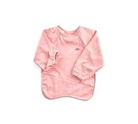 Baby Boosa® Comfort Fit Coverall Bib | Adjustable Neck & Arms | Baby Toddler 6-48 months | Keep clothes clean | Easy Wash | Weaning Apron | Eco Recycled | Dentist-Developed | BLW… (Sakura Pink Print)