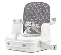 Baby Booster Seat for Dining Table by Benbat. Portable, Washable Infant Feeding High Chair. Easy Folding & Adjustable Safety Harness (Stone Arbor)