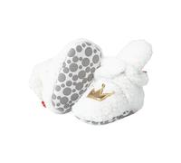 Baby Booties Infant Non Slip Plush Lined First Walking Warm Crib Shoes for Girls Boys Newborn Solid Soft Sole Comfy Shoe 0-32 Months