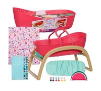 BABY born 3-in-1 Moses Basket with Click & Play