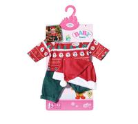 BABY born X-Mas Outfit voor poppen van 43 cm - Gemakkelijk voor kleine handen, c