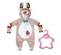 BABY Born 515 831700 EA Reindeer Onesie, Red