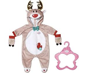 BABY Born 515 831700 EA Reindeer Onesie, Red