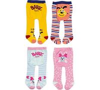 BABY born 831748 Assorted 43 cm-for Toddlers 3 Years & Up-Easy for Small Hands-Adorable Styles-Includes, Two Packs of Tights