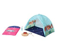 BABY born 832783 Weekend Camping Set - For 36cm & 43cm Dolls - Includes Tent, Sleeping Bag, Camp Fire, & More - Easy for Small Hands - Promotes Empathy & Social Skills - Suitable for Kids Ages 3+