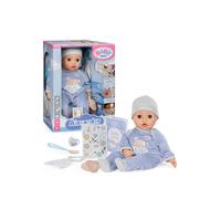 BABY born Alexander 43cm, soft 43cm doll with 7 electronic functions and sound for children from 3 years, incl. Accessories