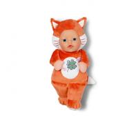 BABY born for babies Funny Fox 26 cm Soft Doll with Finger Pockets | Finger pockets for play, fox design, soft fabric body, washable, from birth