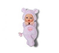 BABY born for babies Mouse, Soft 26cm Doll hand puppet with Ears and Finger pockets, For Newborn Babies, 836590 Zapf Creation