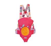 BABY born Baby Carrier Pin-Play - Includes Adjustable Harness & Design Pins Box - Suitable for 36 cm & 43 cm dolls - Premium doll accessory, Pink