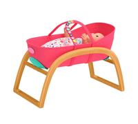 BABY born 3-in-1 Moses Basket with Click & Play | 3-in-1 function, bed, cradle and carrier, duvet and pillow included