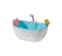 BABY Born Bath Bathtub 832691 - Accessories for 36cm & 43cm Dolls with Light/Sound Effects For Toddlers - Includes Pillow & Squirting Duck -