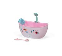 BABY born bathtub for dolls with light and sound effects, electronic shower head, realistic water feature, in ack brush for dolls