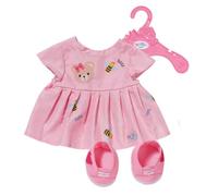 Baby born Bear Little Dress 834442 - Clothing for BABY born Bear and Dolls up to 36cm - Bear Themed Dress with Shoes - Suitable for Kids from 1+